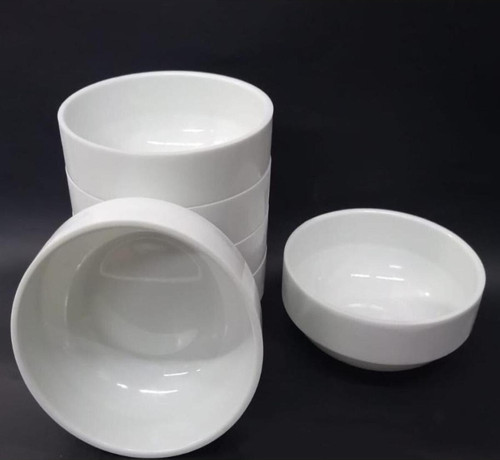 Lokanta Ev Tipi Geniş Kenarlı 12 Adet Melamin Çorba Kasesi 12X5Cm Tas Yoğurt,Komposto