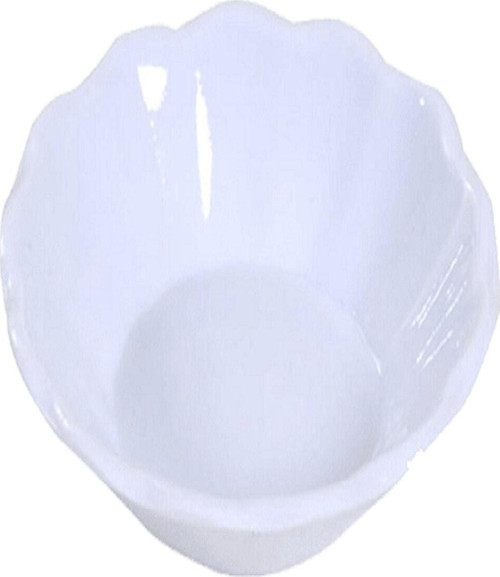 Beyaz Melamin Çay Tabağı 12'Li Paket