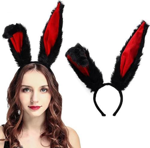 Peluş Mega Tavşan Kulağı Siyah