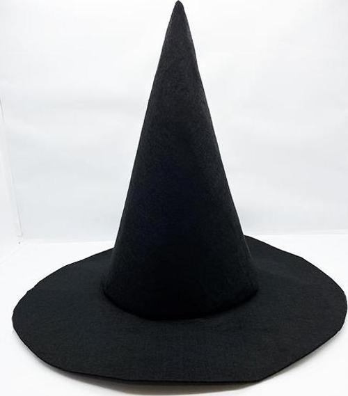 Siyah Renk Keçe Cadı Şapkası