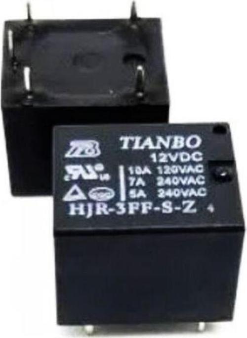 HJR-3FF-S-Z/12VDC 10A 12VDC Tianbo Röle 5 Pin