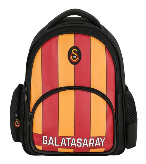 Galatasaray Lisanslı Erkek Çocuk Üç Bölmeli Sarı Kırmızı Çocuk Desenli Okul Çantası - ME25556
