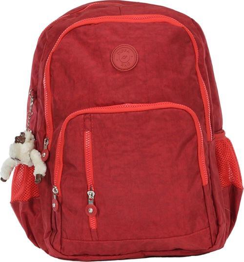 Yogi Dört Bölmeli Krinkıl Okul ve Günlük Sırt Çantası - Kız - Bordo - CNT8030-07