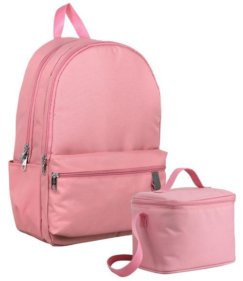 İkili Pembe İlkokul Okul Çantası Seti - Kız Çocuk - SETUMT5121B
