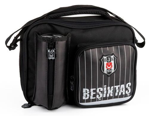 Beşiktaş Siyah İnce Çocuk Desenli Suni Deri Baslenme Çantası - ME25354