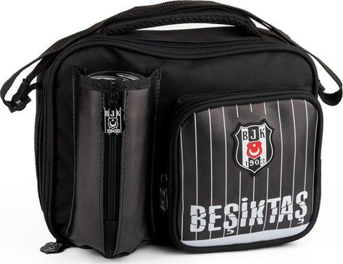 Beşiktaş Siyah İnce Çocuk Desenli Suni Deri Baslenme Çantası - ME25354