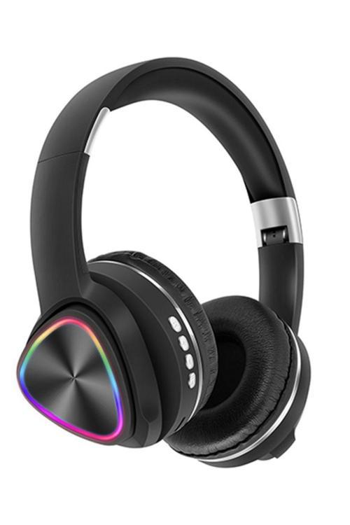 Z11Bt Kablosuz Kulak Üstü Rgb Led Işıklı Stereo Bluetooth Kulaklık
