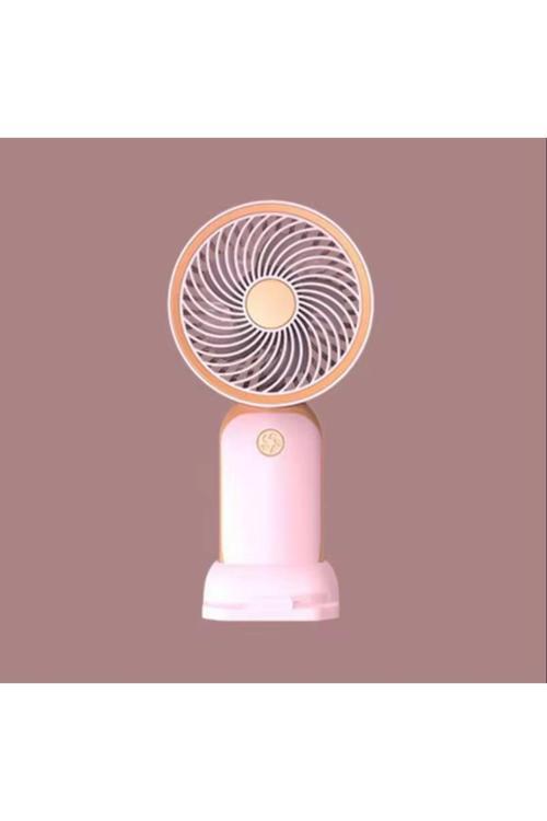 Avuç İçi Taşınabilir Şarjlı Mini Vantilatör El Fanı Pembe Dd8024B