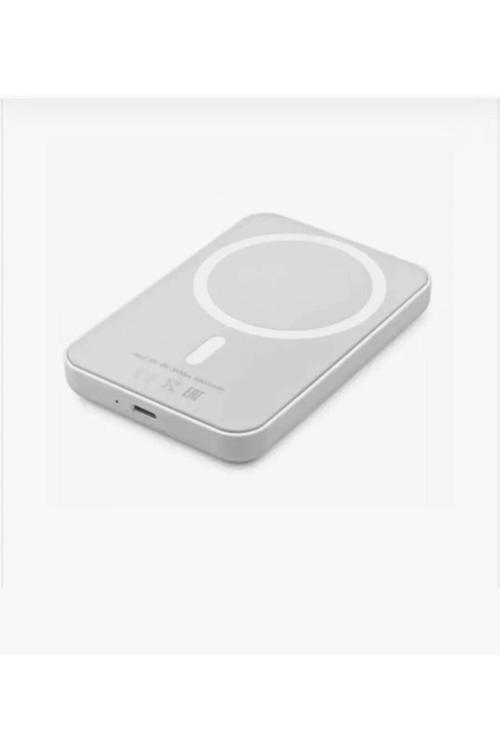 Bc22 5000Mah Uyumlu Magsafe Powerbank Beyaz