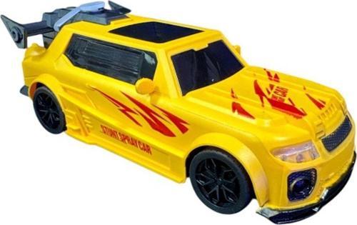 Full Fonksiyonlu Uzaktan Kumandalı Duman Çıkaran Şarjlı Araba Sarı