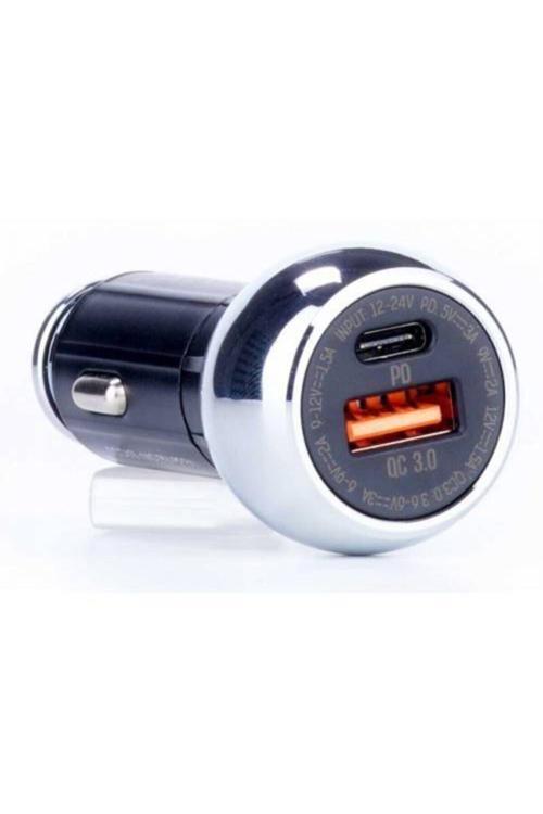 /Çift Usb Qc3.0 Araç Şarj / Çakmaklık Adaptörü