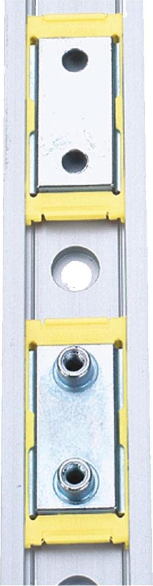 N - Düşük Profilli Lineer Kılavuz Sistemi, 2 Lineer Ray Taşıyıcısı Slider 60 cm