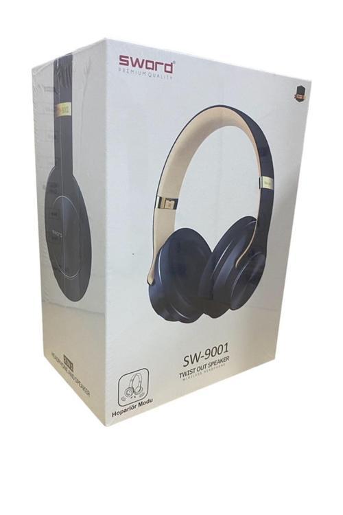 Sw-9001 Kulak Üstü Kablosuz Bluetooth Kulaklık Ve Hoparlör