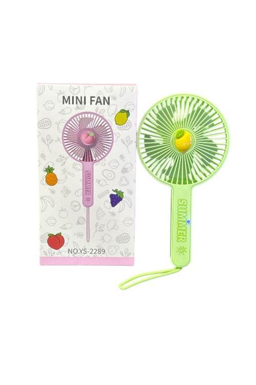 Avuç İçi Taşınabilir Şarjlı Vantilatör Mini El Fanı Ys-2289 Yeşil