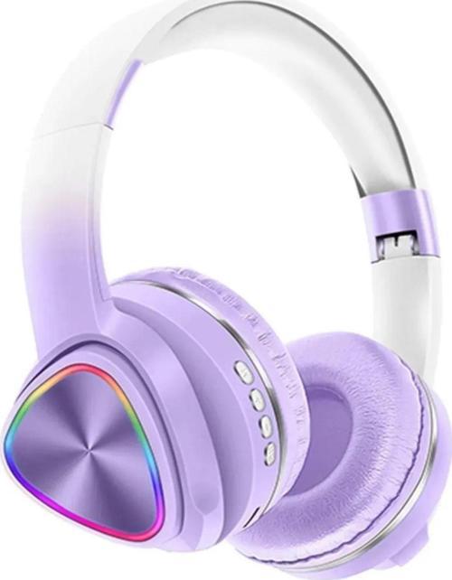 Z11Bt Uyumlu  Kablosuz Kulak Üstü Rgb Led Işıklı Stereo Bluetooth Kulaklık