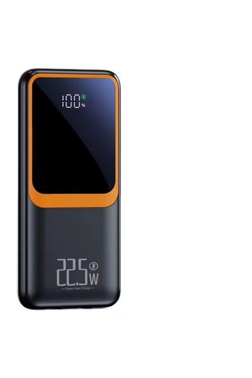 H32 Dijital Göstergeli Dahili Çoklu Kablolu 10000 Mah Powerbank Siyah