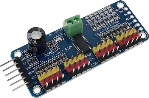 Pca9685 16 Kanal 12 Bit Pwm - Servo Motor Sürücü Devresi I2c Modülü