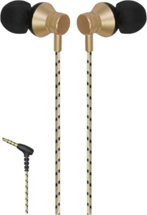 Hsr01 Mikrofonlu Kablolu Kulak İçi Kulaklık 3.5Mm L Jack Girişli Go