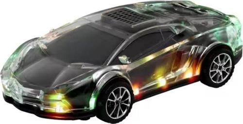 Wster Ws-980Bt Lamborghini Araba Radyolu Bluetooth Hoparlör Siyah