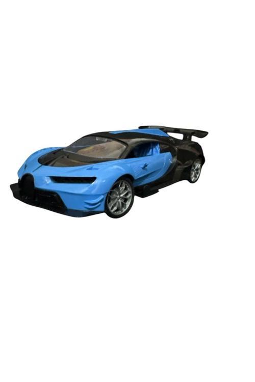 Full Fonksiyonlu Uzaktan Kumandalı Bugatti Şarjlı Oyuncak Araba Mavi