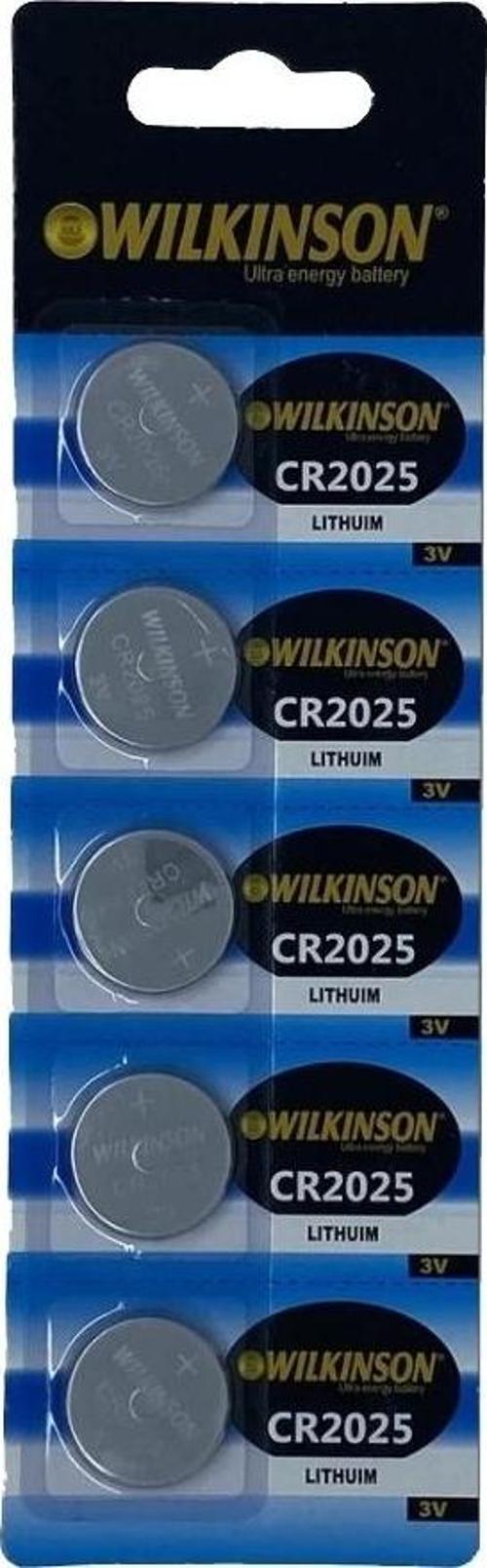 Wılkınson 2025 3v Lityum Düğme Pil 5'li Paket