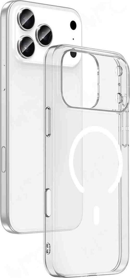 iPhone 17 Pro Max Uyumlu Manyetik Şarj Olabilen Kamera Çerçeveli Kapak