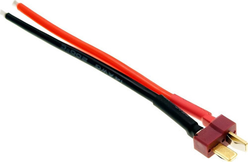 T-plug Erkek Lipo Pil Şarj Kablosu 28 cm 12awg 600v