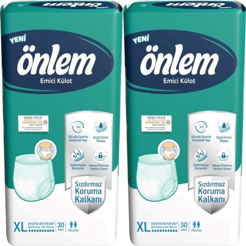Emici Külot Hasta Bezi Xl Extra Large Büyük (60 Adet)