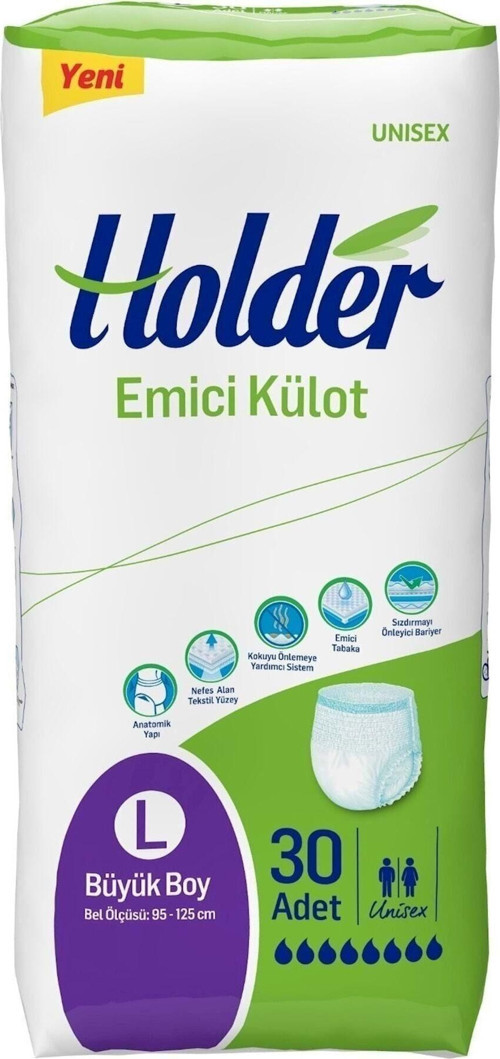 Emici 8 Damla Büyük Boy Külot Bez 30 Adet Large