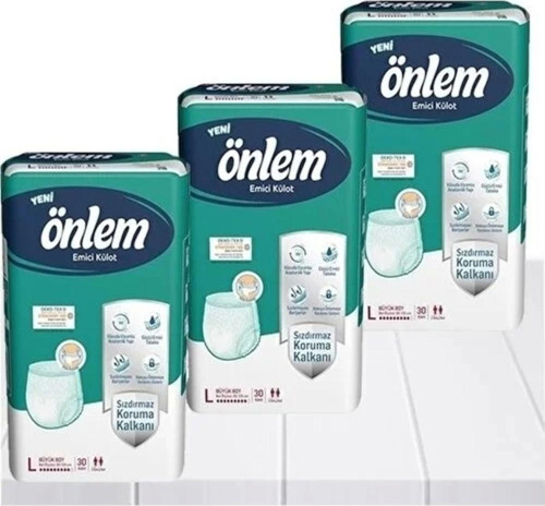 Emici Külot L Boy 30'Lu 3 Adet