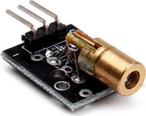 Lazer Sensör Modülü KY-008 Arduino - 650nm 5V 5mW