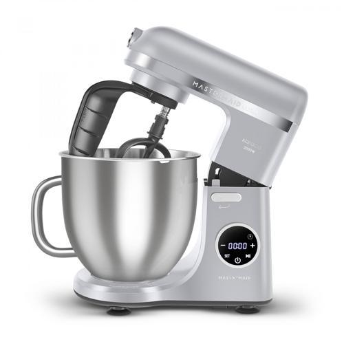 Mastermaid Chef Ultra D2000W Dijital Ekranlı Hamur Yoğurma Makinesi Silver 7L