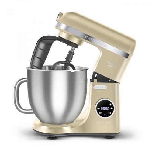 Mastermaid Chef Ultra D2000W Dijital Ekranlı Hamur Yoğurma Makinesi Mineral Gold 7L