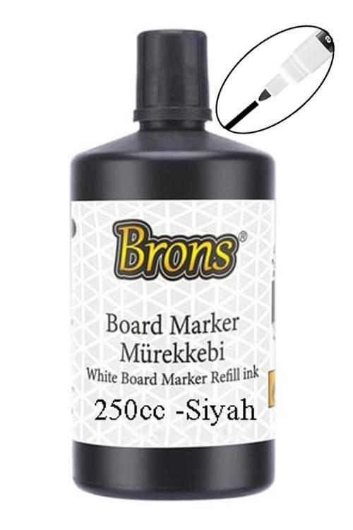 Siyah Yazı Tahta Kalem Mürekkebi 250ml 1 Adet Brons Tahta Kalemi Mürekkebi Kolay Silinebilir 250gr Okul Sınıf Öğrenci