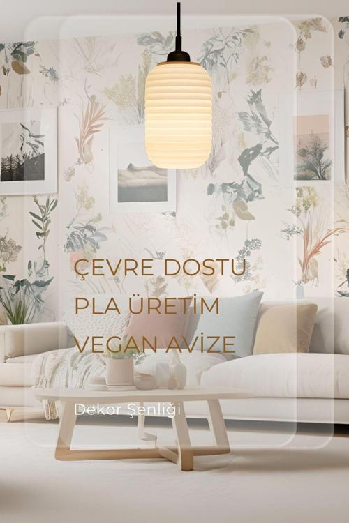 Dekoratif Avize Mocca Serisi Ev Ofis Veranda Mutfak Çap 20 Cm