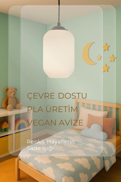 Dekoratif Avize Yıldız Serisi Ev Ofis Veranda Çocuk Odası Mutfak 20 Cm