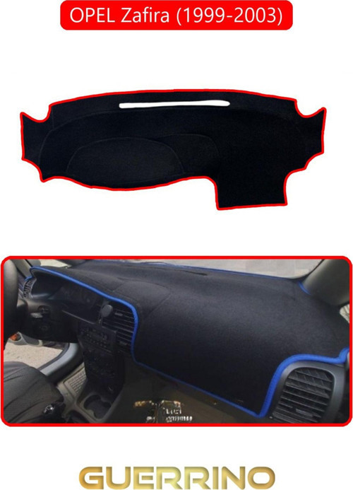 OPEL Zafira (1999-2003)TORPİDO KORUMA HALISI KIRMIZI KENAR