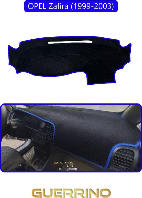 OPEL Zafira (1999-2003)TORPİDO KORUMA HALISI MAVİ KENAR