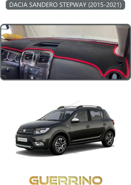 DACIA SANDERO STEPWAY 2015-2021TORPİDO KORUMA HALISI GRİ KENAR