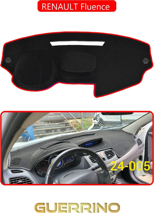 RENAULT Fluence TORPİDO KORUMA HALISI KIRMIZI KENAR
