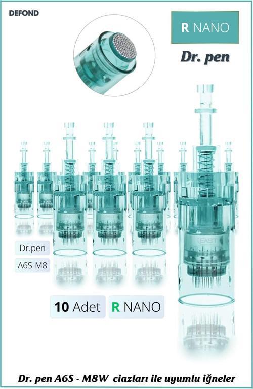 Dr Pen A6S - M8W - M7S Orijinal Dermapen Iğnesi 10 Adet R Nano