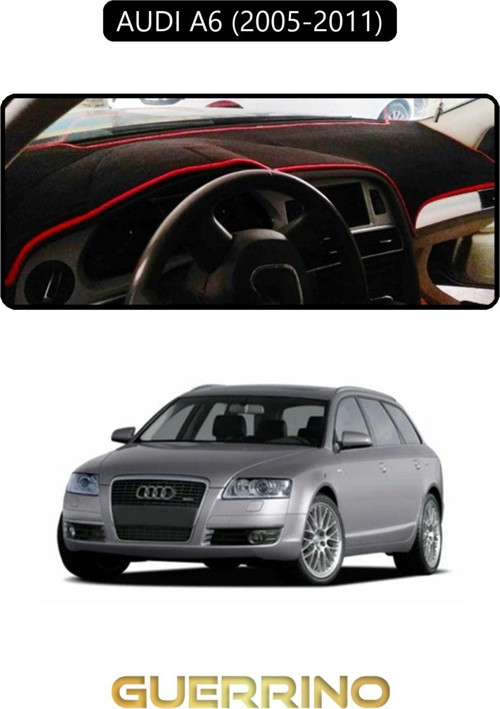 AUDI A6 (2005-2011) TORPİDO KORUMA HALISI SİYAH KENAR