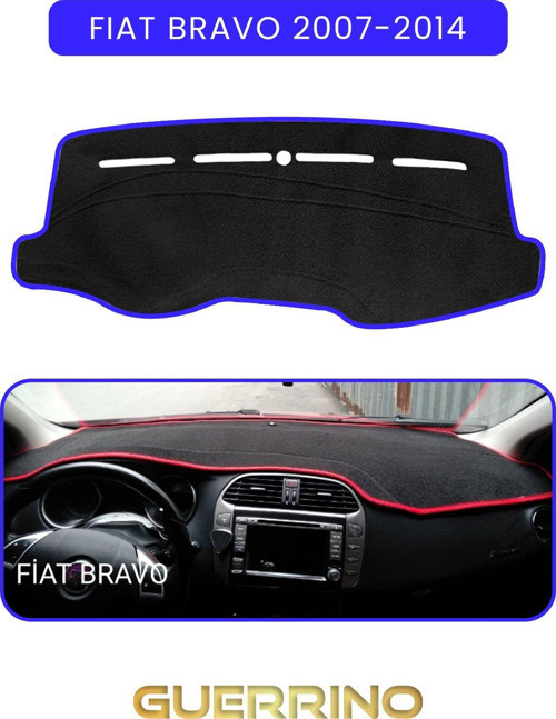 FIAT Bravo 2007-2014 Modellerine UygunTORPİDO KORUMA HALISI MAVİ KENAR