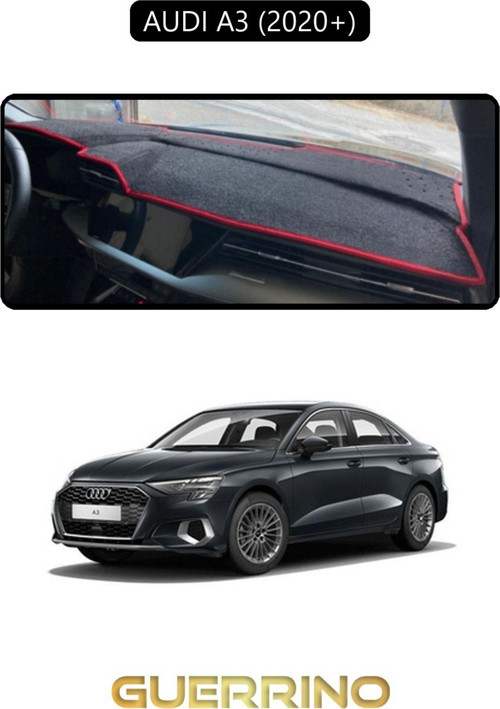 AUDİ A3 (2020+)TORPİDO KORUMA HALISI SİYAH KENAR