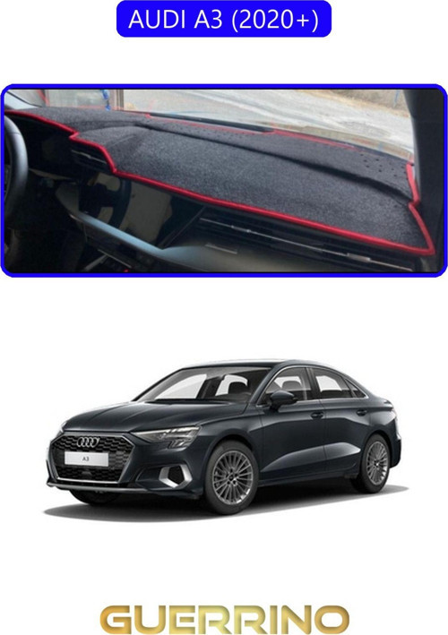 AUDİ A3 (2020+)TORPİDO KORUMA KILIFI MAVİ KENAR