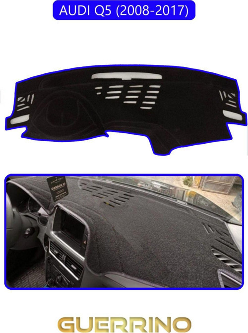 AUDİ Q5 2008-2017TORPİDO KORUMA KILIFI MAVİ KENAR