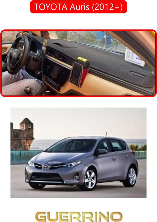 TOYOTA Auris (2012-2013)TORPİDO KORUMA HALISI KIRMIZI KENAR