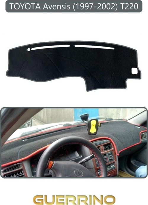 TOYOTA Avensis (1997-2002) T220TORPİDO KORUMA HALISI GRİ KENAR