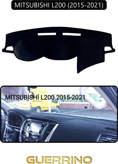 MITSUBISHI L200 2015-2021TORPİDO KORUMA HALISI SİYAH KENAR