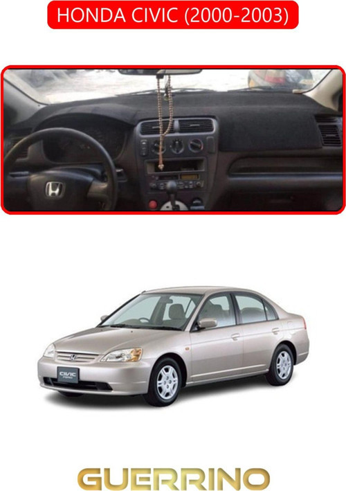 HONDA CIVIC 2000-2003TORPİDO KORUMA HALISI KIRMIZI KENAR